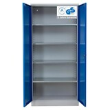 thumbnail of PROREGAL Stahlschrank BEE mit 5 verzinkten Fachböden | HxBxT 195x92x50cm | Grau-Blau | Werkstattschrank Werkzeugschrank Aktenschrank Universalschrank