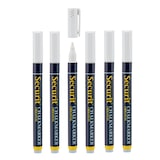 thumbnail of Securit® Pack de 7 rotuladores de tiza líquida - Blanco - Punta redonda 1-2mm