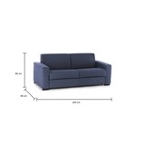thumbnail of Dmora Divano Letto Aliana, Divano a 3 posti, 100% Made in Italy, Sofà Soggiorno con apertura girevole, in tessuto imbottito, Cm 220x95h90, Blu