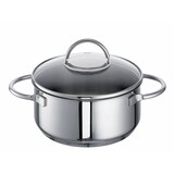 thumbnail of Rohe Germany Bratentopf Ravenna, 16 cm, 1,4 l, Edelstahl, Glasdeckel