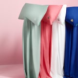 thumbnail of Benetton - Conjunto de cama king size de 4 peças: lençol plano (260x280cm), lençol justo (200x200cm), 2 fronhas (50x80cm) 100% algodão branco