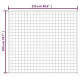 thumbnail of vidaXL Verzwaringsdeken 200x225 cm 13 kg stof grijs