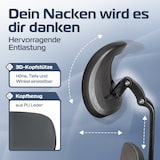 thumbnail of CLOUVOU CleverSeat, ergonomischer Bürostuhl, Rückenlehne mit Mesh Bezug, 4D-Armlehnen, 3D-Kopfstütze, BladeWheels, Anthrazit