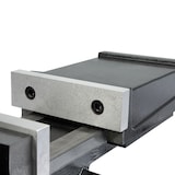 thumbnail of EBERTH QHK Maschinenschraubstock 160 mm, Spannweite 125 mm, 0–90° kippbar & 360° drehbar, aus Stahlguss – ideal für Bohrmaschinen und präzise Arbeiten