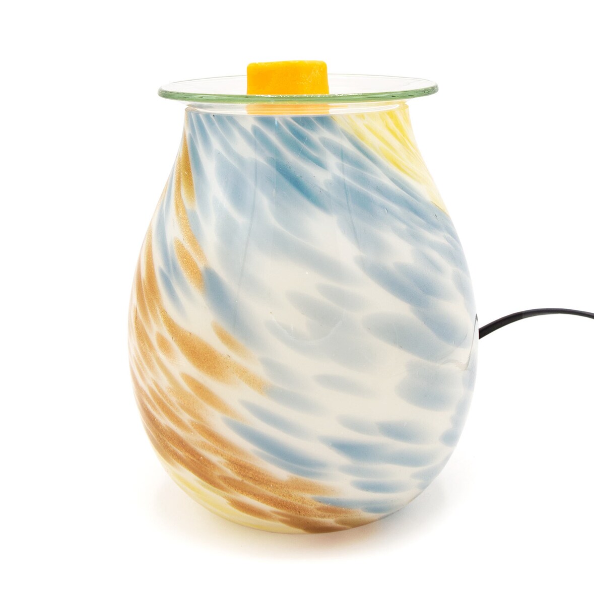 Candle Brothers Duftlampe elektrisch, modern, vielseitig, HxBxT: 20,5x16x16 cm, Keramik, für Wachs & Öl, Porzellan