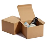 thumbnail of Caixa Cartão Kraft c/Tampa Fixa – 15 × 15 × 15 cm