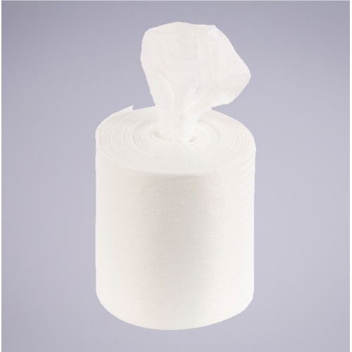 Sovie Care Vlies Reinigungstücher auf Rolle, M-Wipes in Weiß, 17x25 cm, ca. 200 Abrisse, 8 Stück - Wischtücher Hygienetücher