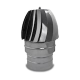 thumbnail of CAEXVEN Sombrerete Aspirador Giratorio 250 mm de diámetro en Acero Inoxidable - Serie Lisa y Helicoidal