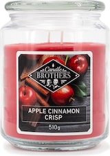 thumbnail of Duftkerze Candle Brothers Apple Cinnamon Crisp, Kerze im Glas, 2 Dochte, 510g, 100h Brenndauer, Raumduftkerze, rot