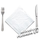 thumbnail of Servilleta Airsoft 40x40cm 2 capas ⅛ blanco Blancoplata 1800 unidades