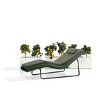 thumbnail of Lyxo - Lettino Sdraio Esse con telaio grigio in polietilene 185x73x77cm - Impilabile, ergonomico, indoor/outdoor - Colore Giada