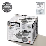 thumbnail of STONELINE® CERAMIC Kochgeschirr-Set, 6-tlg. mit Glasdeckeln, Antihaftbeschichtung, Induktion geeignet