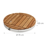 thumbnail of blumfeldt Gartendusche Pooldusche - Aluminium Campingdusche - Silber-Metallic