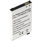 thumbnail of Akku passend für Philips Avent SCD530, Li-Ion, 3,7V, 1000mAh, 3,7Wh