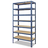 thumbnail of shelfplaza HOME 230x90x50 cm Schwerlastregal in blau mit 7 Böden und 125 kg Traglast pro Boden