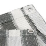 thumbnail of Balkonsichtschutz 90 x 500 cm / grau-weiß gestreift