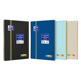 thumbnail of Lot de 5 Cahier Color System rel. intégrale A4+, 180p./90 feuilles 90g/m², quadrillé 5x5, coloris assortis (4)