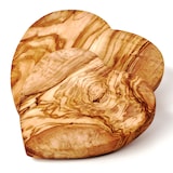 thumbnail of Brett aus Olivenholz in Herzform 20 cm