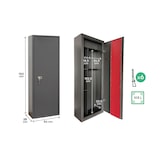 thumbnail of ARREGUI Pointer ARM061350 Armero de Acero para 6 Escopetas, con Cajón Interior y 3 Estantes, Caja Fuerte para Armas,  ESPAÑA, PORTUGAL: no homologado