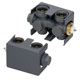 thumbnail of ECD Germany Paneelheizkörper Stella 480x1400 Anthrazit | Mittelanschluss, Universal, Thermostat