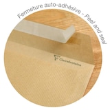 thumbnail of Clairefontaine 500x Versandtaschen haftklebend Kraft 162x229mm/C5 90g - Braun 5742C
