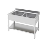 thumbnail of Fregadero Doble Seno Industrial para Hostelería INOX FRE126C