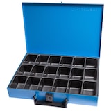 thumbnail of Sortiment Muttern Unterlegscheiben Sprengringe 1425 Teile DIN 125 / 127 / 934