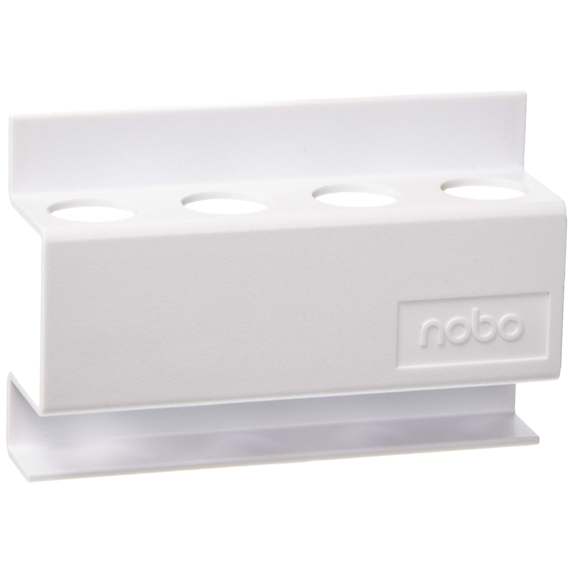 NOBO Porte-marqueurs magnétique, capacité 4 marqueurs, blanc