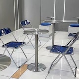 thumbnail of Gastronomiemöbel Edelstahl Bar Cafe Gewerblicher Tisch Bistrotisch runder Tisch 60x75cm【BXG-BY60】