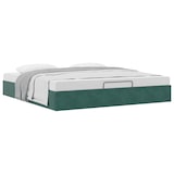 thumbnail of vidaXL Ottoman-Bett ohne Matratze Dunkelgrün 180x200 cm Samt