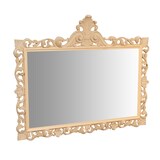 thumbnail of Specchiera da parete in legno finitura grezza elegante per cucine moderne e rustiche resistente alta qualità