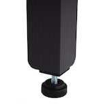 thumbnail of Alu Verkleidung für Klimaanlage/Wärmepumpe HWC-K59, Abdeckung Schutzgitter Pflanzenregal, Metall 73x90x38cm ~ grau