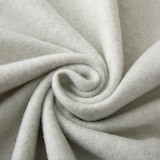 thumbnail of PREMIUM Fleecedecke melange OEKO-TEX 130x160 ca. 550g extra dick - weiß meliert (Bi-Color) mit Anti-Pilling und Qualitäts-Kettelrand weiß