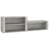 thumbnail of Helloshop26 - Zapatero mueble para entrada pasillo y salón 150 x 35 x 45 cm madera de ingeniería gris 02_0021802