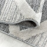thumbnail of Carpetsale24 Teppich Rund 200 cm Grau, Hochflor Wohnzimmer Teppich, Weich & Flauschig, Skandinavisch Boho Stil, Langflor Shaggy, Boho Design