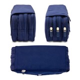 thumbnail of ColePack Milan - Estuche Triple de 3 Cremalleras y Material Escolar Incluido. Azul 1918