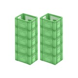 thumbnail of PROREGAL Eurobehälter Obst- und Gemüsekasten | HxBxT 19x30x40cm | 18 Liter | Grün | Obst-Gemüsekiste, Obstkorb, Transportbox