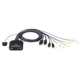 thumbnail of Aten CS22DP CS22DP 2-Port USB DisplayPort Kabel KVM-Switch mit Remote