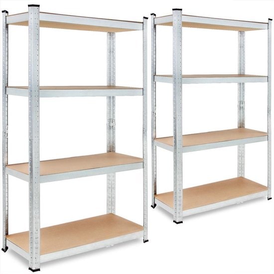Profeco 2x opbergrek 160x80x40 RVS