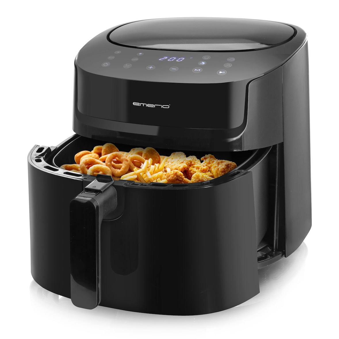Emerio Airfryer XL AF-129622.1 - 1800W - 7,2 Litern - 40 °C bis 200 °C – 8 Kochprogramme