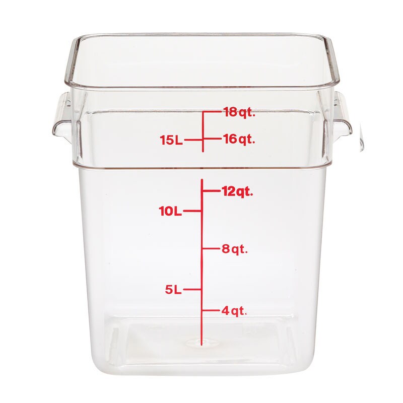 Boîte carrée - 25.6 x 31 x 32 cm - Lot de 6 - Cambro