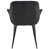 thumbnail of Lot de 2 chaises de salle à manger Roseville velours Noir