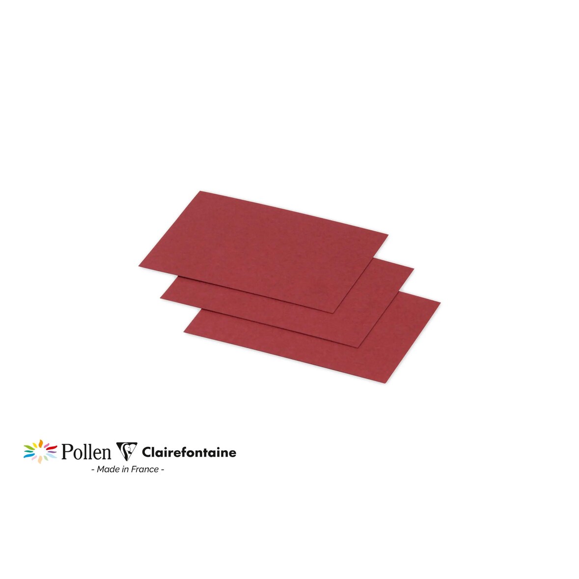 Pollen 250x Karte Mini 70x95mm Pollen 210g - Bordeaux 1280C