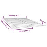 thumbnail of vidaXL Bettlattenrost Ersatz mit 34 Latten 2 Stk. 100x200 cm