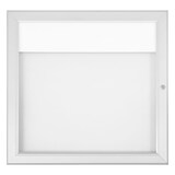 thumbnail of Danieli Store | Tablón de anuncio con cerradura | Tablon magnético de aluminio para exterior, con puerta abatible y panel personalizado (2xA4 LED)