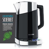 thumbnail of Arendo Wasserkocher 1,7 l, 3000 W, Edelstahl, Schnellkoch Funktion, Temperatureinstellung 70° C - 100° C