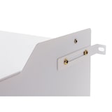 thumbnail of Waschmaschinenunterschrank HWC-E50, Sockel Podest Erhöhung Untergestell, Schublade 33x61x62cm weiß