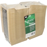thumbnail of PAPSTAR 50 Burgerboxen, Pappe "pure" 7 cm x 9 cm x 9 cm "Good Food" klein