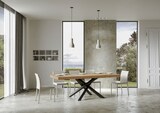 thumbnail of Ausziehtisch 140/400x90 cm Volantis Premium Natur Eiche Beine anthrazit