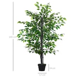 thumbnail of Árbol de Ficus Artificial de 145 cm de Altura con Maceta Interiores